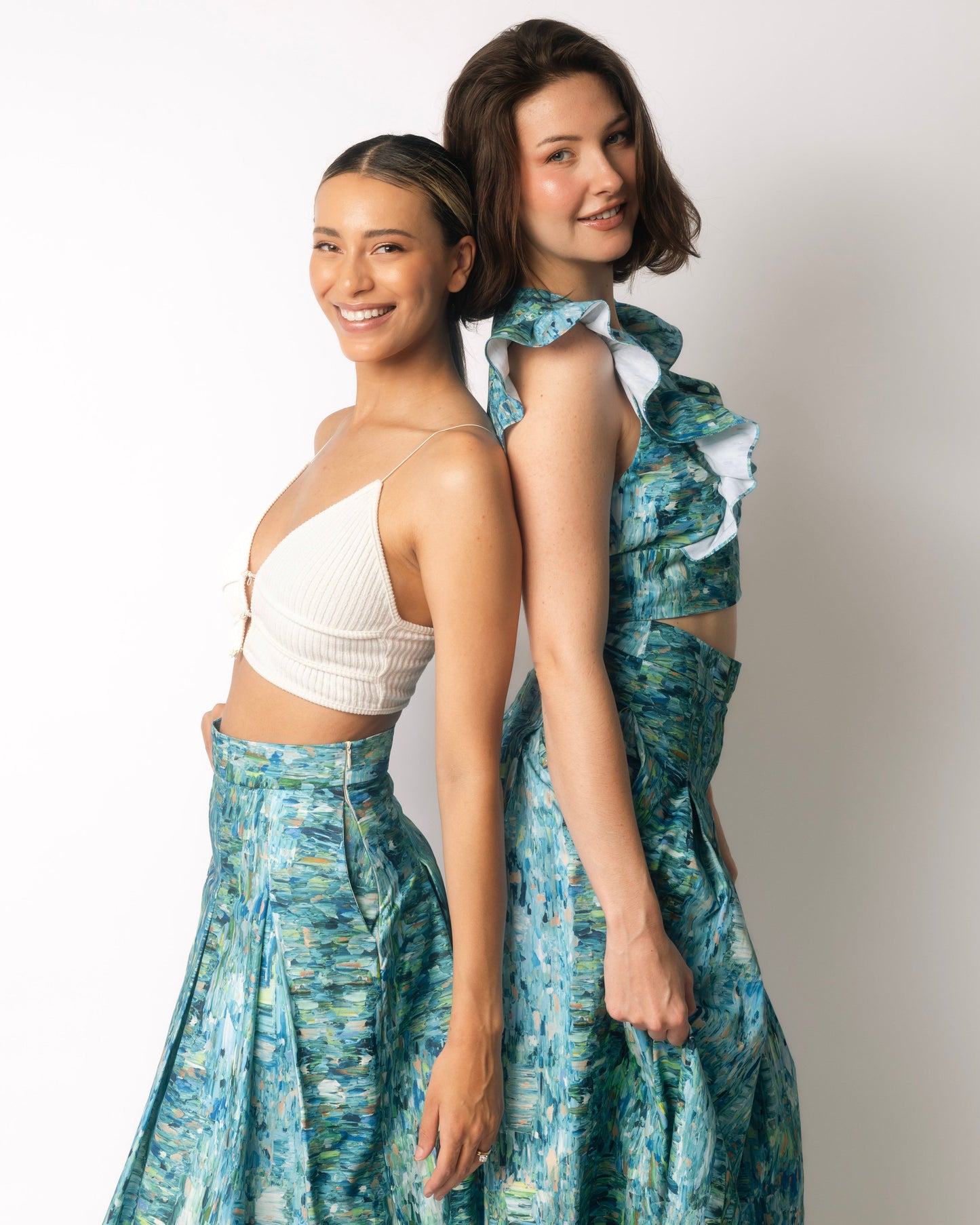 Light of the Seekers - Cotton Sateen Short Skirt