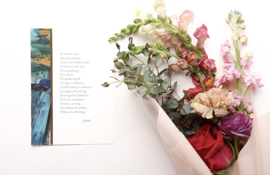 Poem Card- Living in Stillness