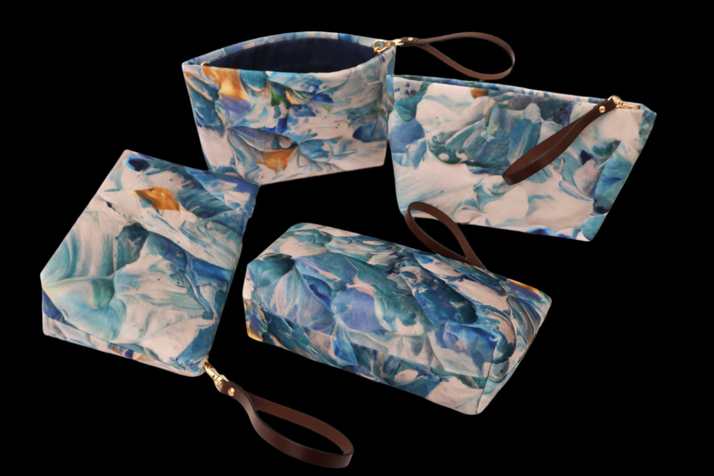 Handbag - Velvet Clutch- Back to Love