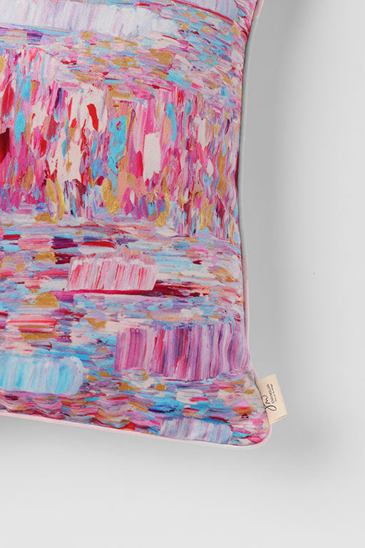 Pillow 22 x 22 with Pink Cording- Single Sided - Dream in Possibility