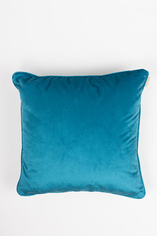 Pillow 22 x 22 with Teal Cording- Single Sided - Grounded in Wonder