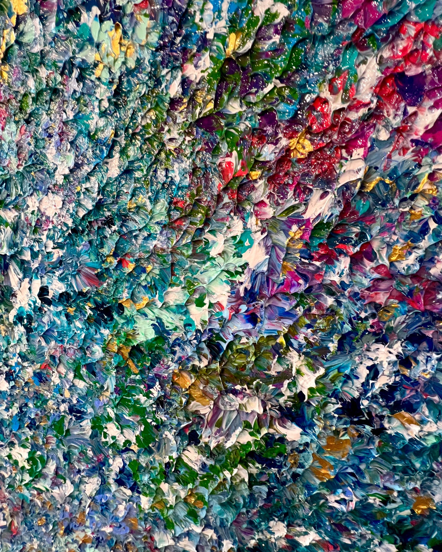 Hands of God, 61.5 x 81.5 in