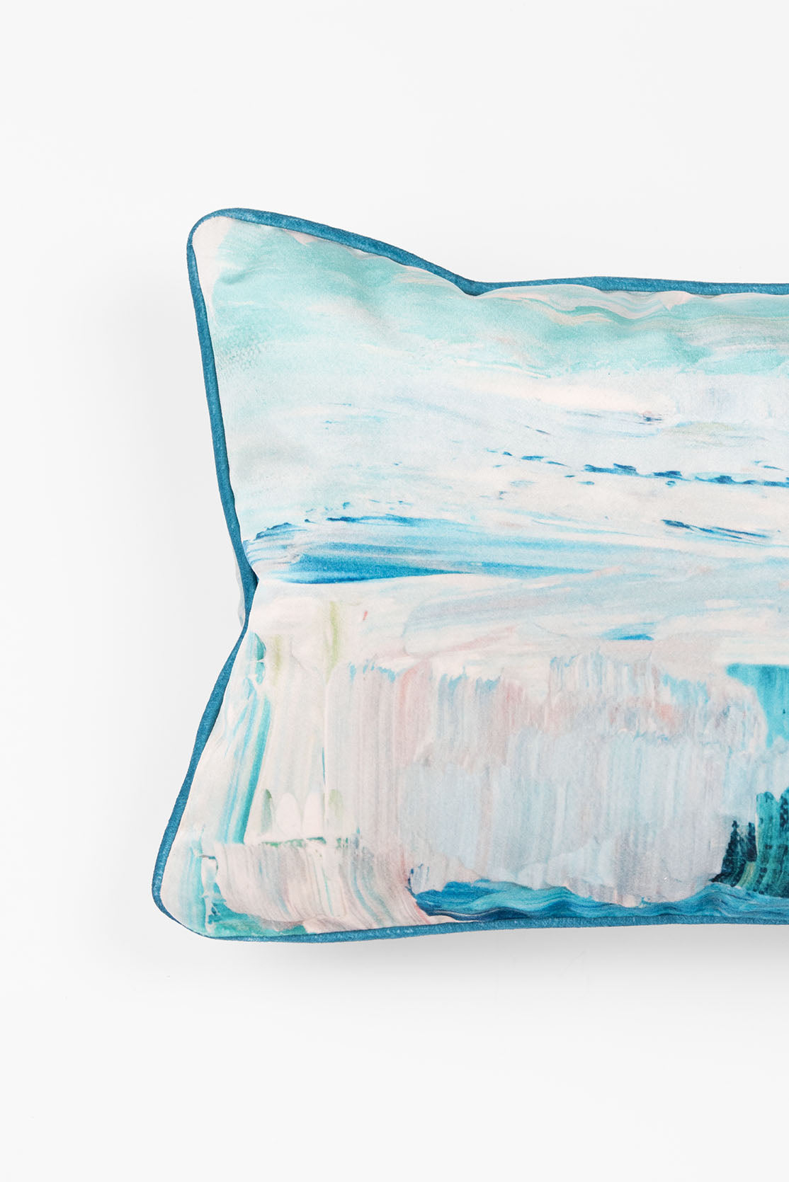 Just Breathe, Lumbar - Velvet Pillow