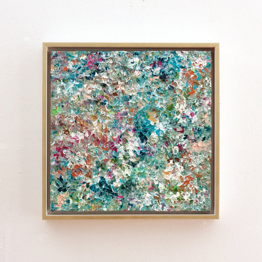 Momentary Comforts, 17.5 x 17.5 in