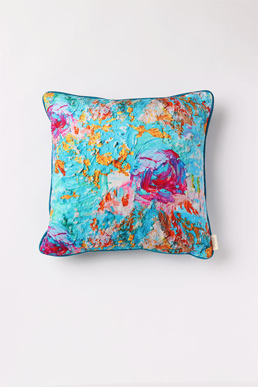 Pillow 20 x 20 with Teal Cording- Our Little Angel