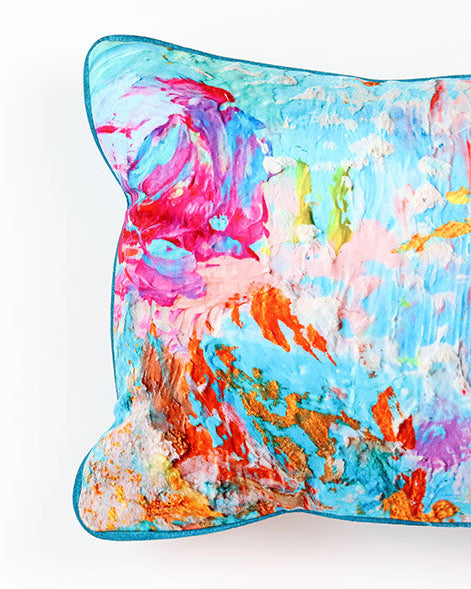 Our Little Angel, Lumbar - Velvet Pillow