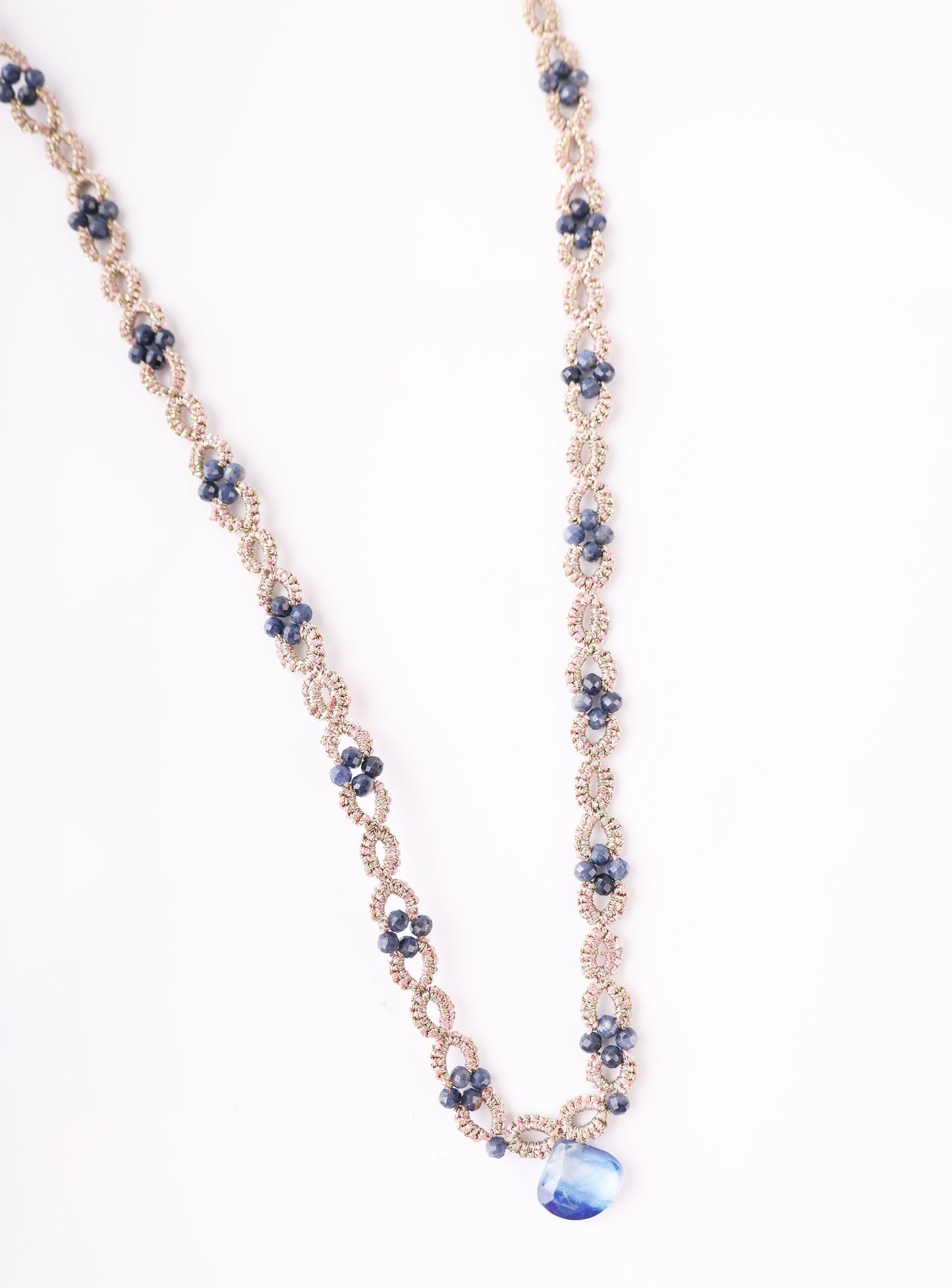 Pascale necklace- blue
