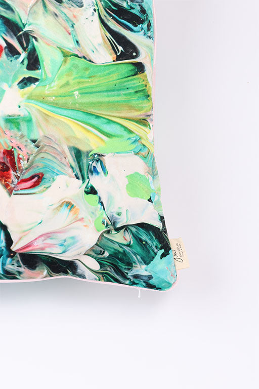 Pillow 20 x 20 with Pink Cording - Permission