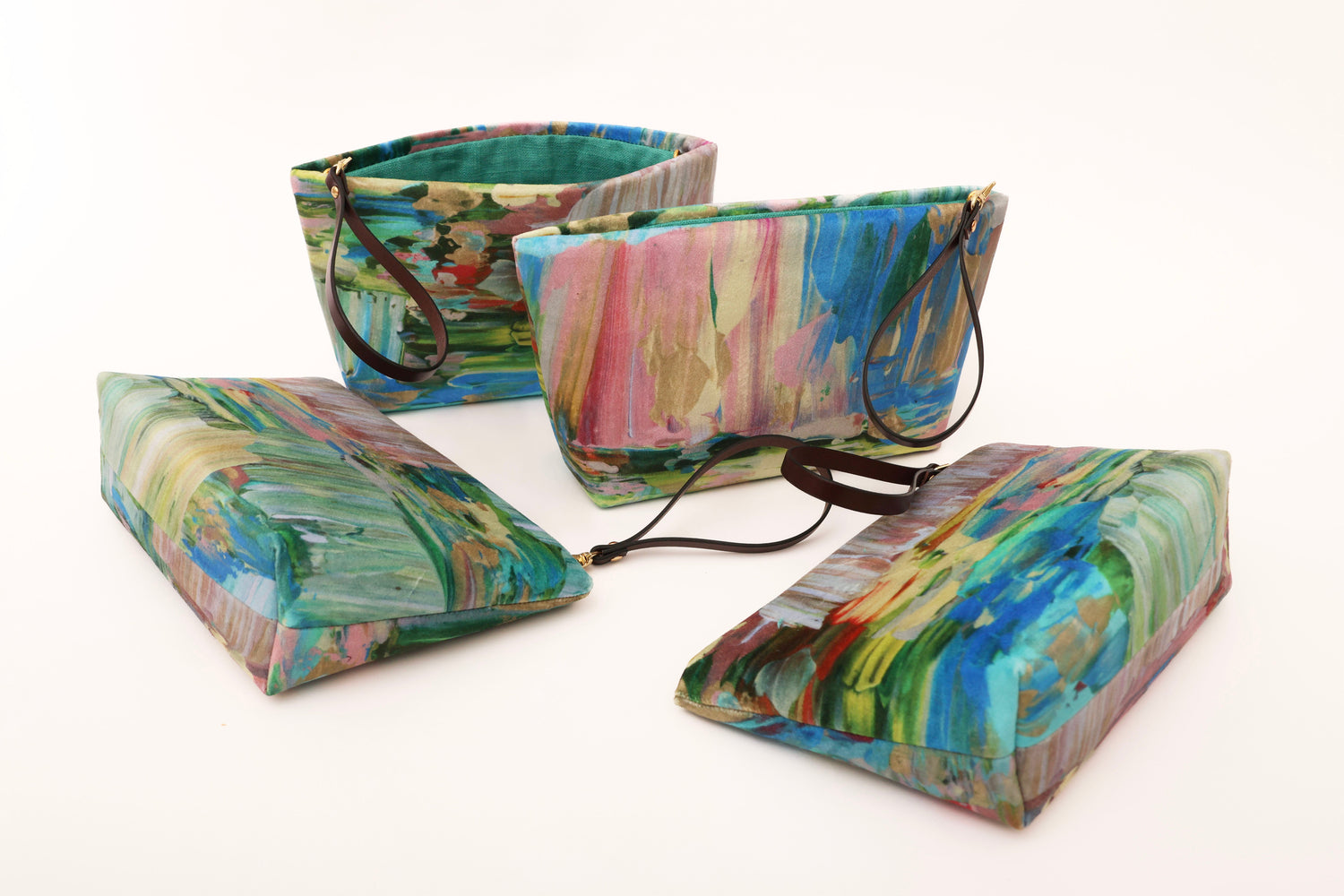 Velvet Clutch Handbags Collection