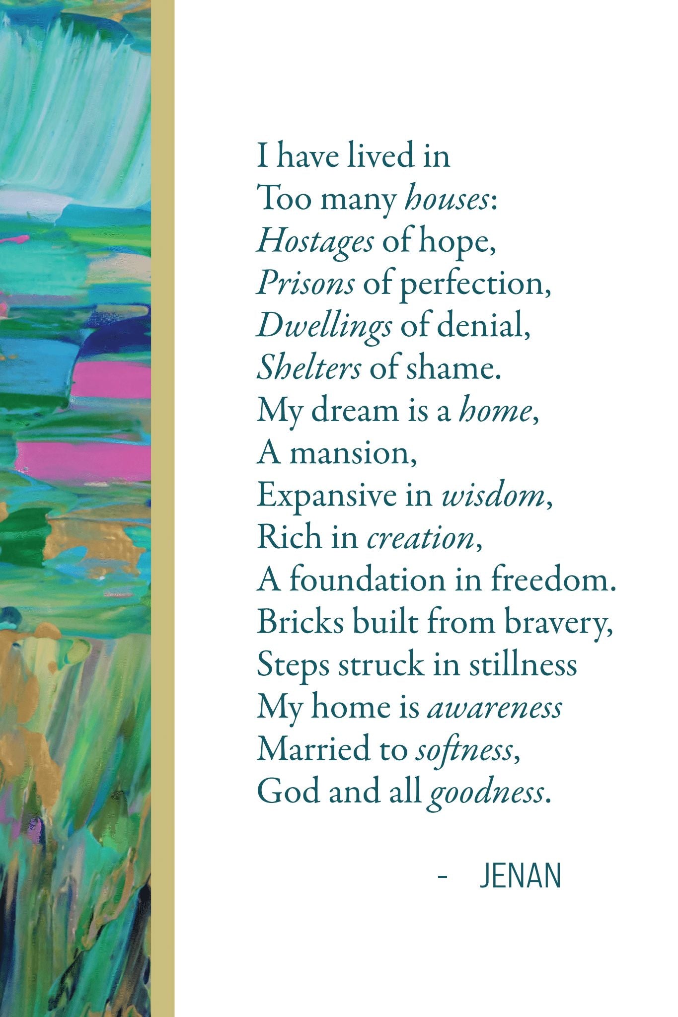 Poem Card- Home