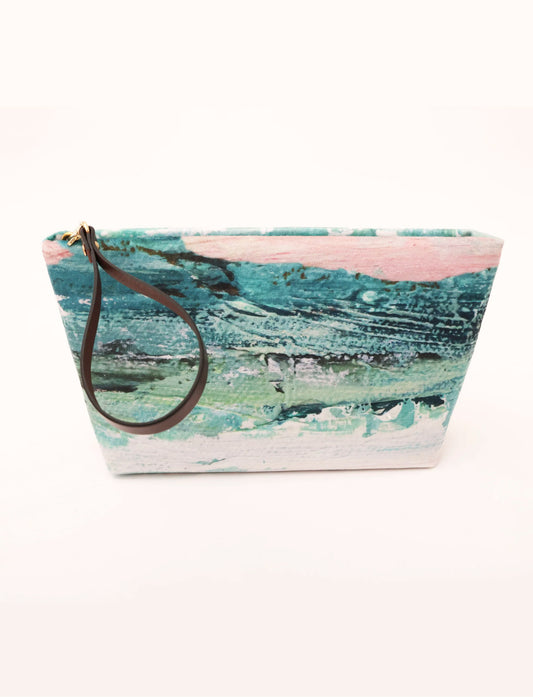Handbag - Velvet Clutch- Awareness