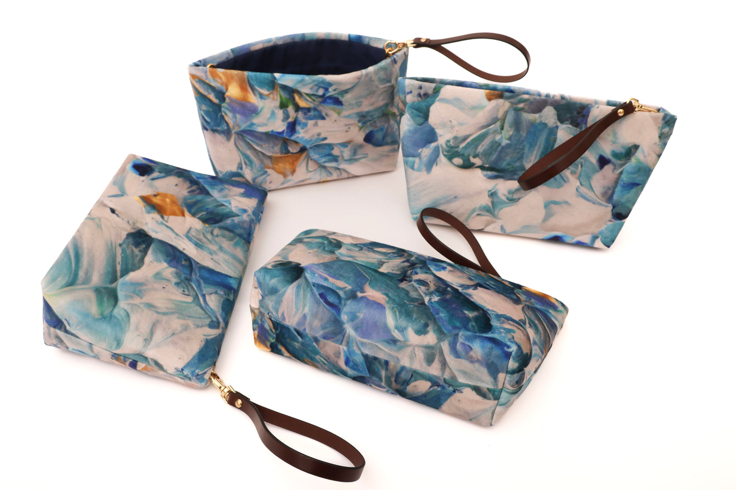 Handbag - Velvet Clutch- Back to Love