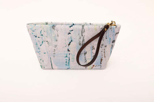 Handbag - Velvet Clutch- Celestial Tides
