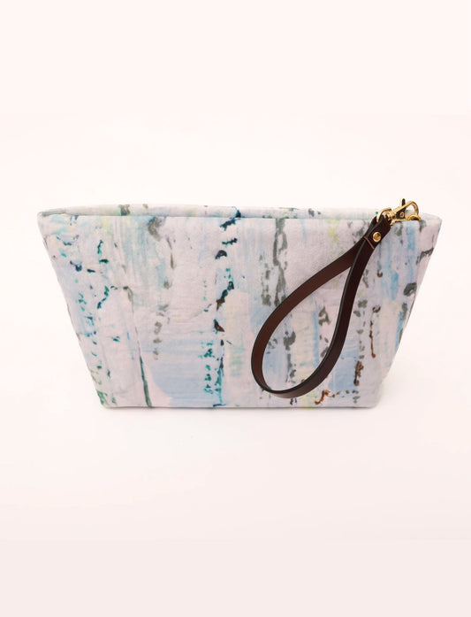 Handbag - Velvet Clutch- Celestial Tides