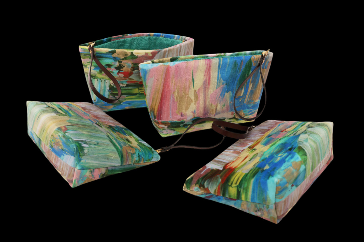 Handbag - Velvet Clutch- The Isla